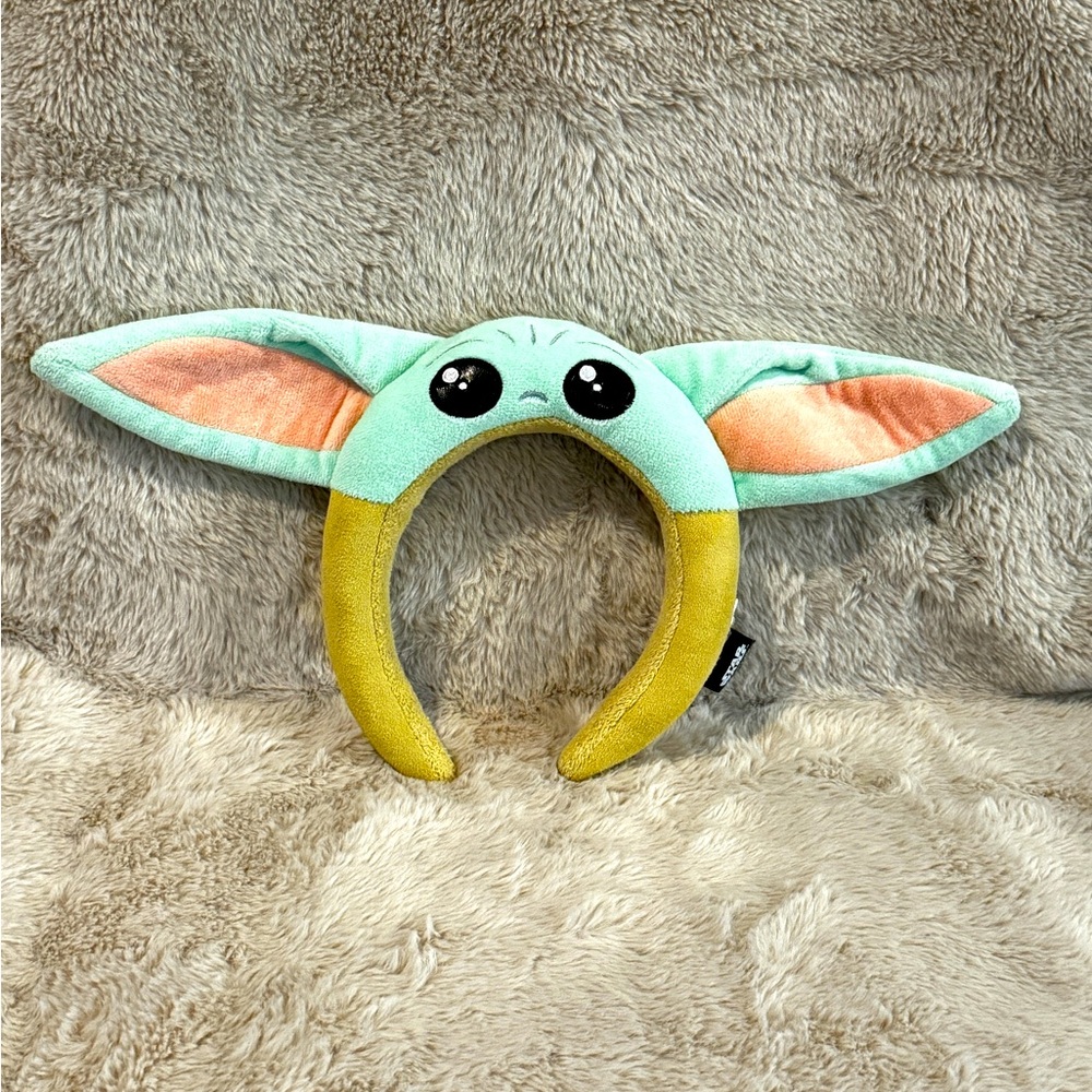 Disney Parks Baby Yoda Mickey Ears Plush Headband